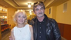 Veronika �ilková a Josef Holomá� na narozeninovém koncert� Pavla Vítka (Praha,...