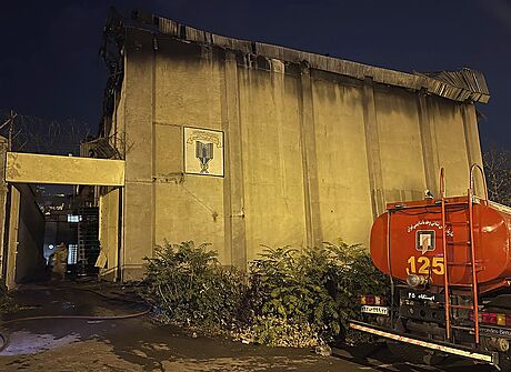 Poár ve vznici Evín v Teheránu (16. íjna 2022)