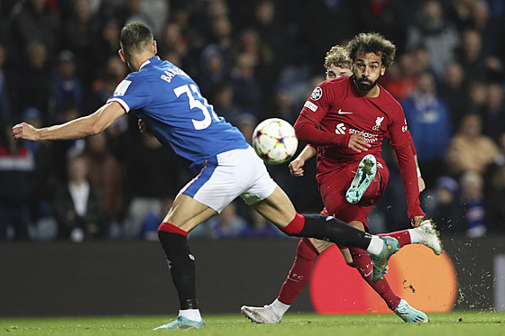 Mohamed Salah stihl hattrick za est minut a dvanáct sekund.