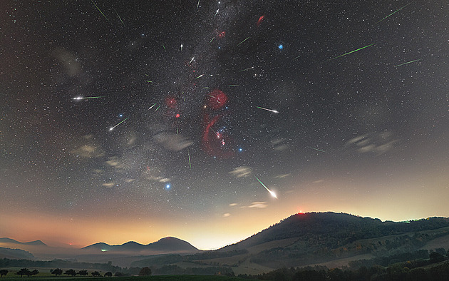 Letos již podruhé můžeme sledovat meteory s rodokmenem Halleyovy komety