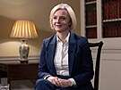 Britská premiérka Liz Trussová pi rozhovoru s BBC (17. íjna 2022)