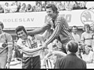 Velká cena SSR  mistrovství svta 1975 v Brn, Giacomo Agostini, Phil Read