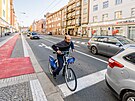 Redaktor MF DNES Tom� Hejtm�nek vyzkou�el nebezpe�n� �sek cyklostezky na...