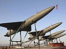 Íránské drony pipravené k pouití bhem vojenského cviení (24. srpna 2022)