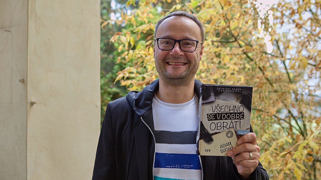 Psycholog, texta a spisovatel Adam Suchý pedstavuje svj první román.