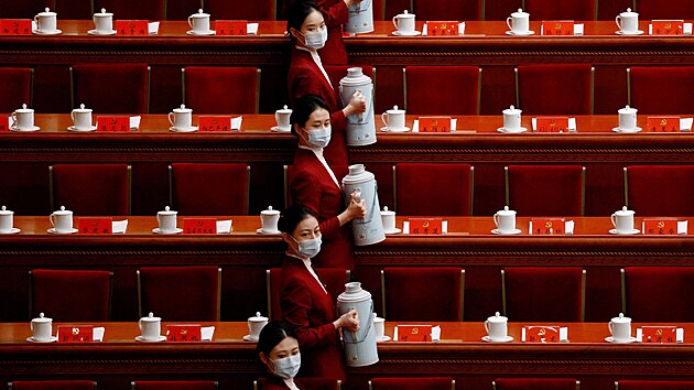 Peking. Dvact sjezd Komunistick strany ny vybr nov veden zem. (16. jna 2022)