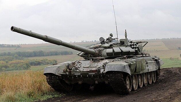 Rusk tank T-72B3 ukoistn v rmci charkovsk ofenzivy