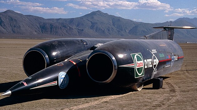 Thrust SuperSonic Car (SSC) pekonal pozemn rychlostn rekord 15. jna 1997...