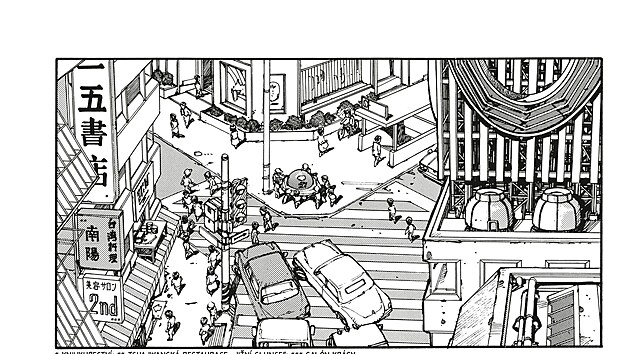 Ukzka z komiksu Akira