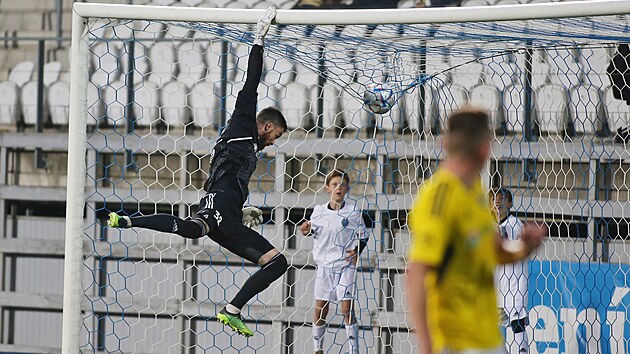 Brank Vysoiny Pavel Soukup proil v ptek proti Prostjovu debut v ligovm...