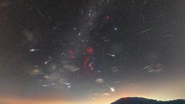 ��jnov� Orionidy focen� v letech 2014, 2019 a 2020.