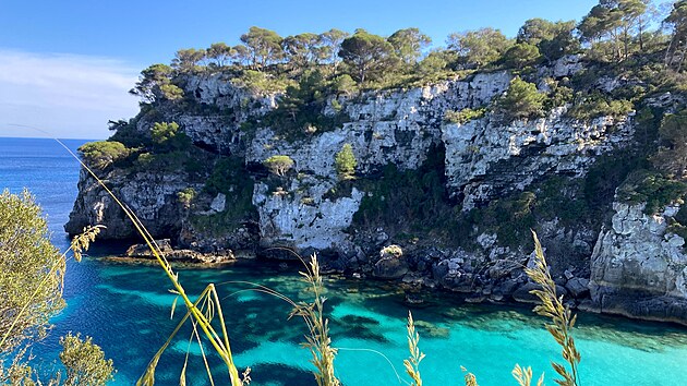 tesy a przran moe u ple Cala Macarelleta