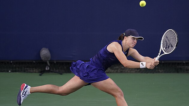 Polsk tenistka Iga wiatekov ve finle turnaje v San Diegu.