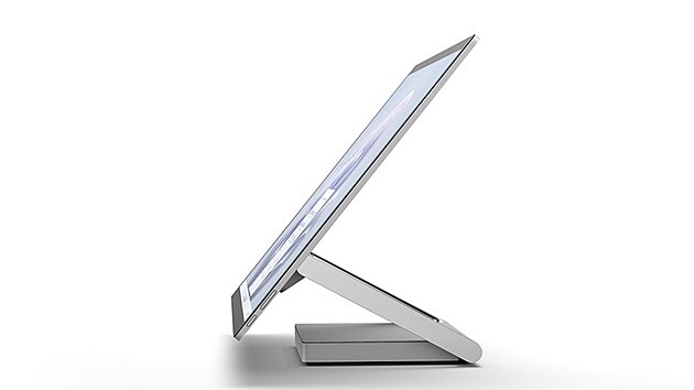 Ovldat naklnc mechanismus all-in-one potae Surface Studio 2 Plus lze jednm prstem.