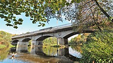 Chebský most pes eku Ohi v Karlových Varech