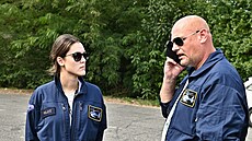 První policejní pilotka Nikola Podhadská (díve Tarasoviová) létá u Letecké...