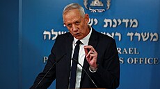 Izraelský ministr obrany Benny Gantz v Jeruzalém. (12. íjna 2022)