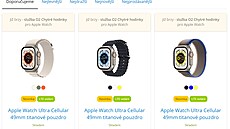 O2 podpora eSIM pro hodinky Apple Watch