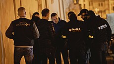 Slovenská policie vyetuje útok ped barem Teplárna v Bratislav. Na snímku je...