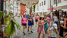 �eský Krumlov, oblíbená  turistická destinace