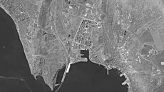 Krymský resp. Kerský most z druice. (12. íjna 2022)