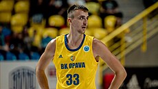 Jakub Slavík z Opavy b�hem zápasu FIBA Europe Cupu