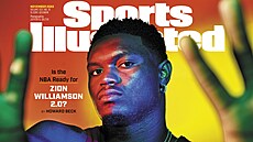 Zion Williamson na titulní stran magazínu Sports Illustrated ped startem...