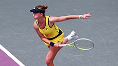 Barbora Krej�íková na turnaji v Guadalaja�e