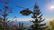 U nehody paraglidistky na erné hoe zasahovali zdravotníci i hasii. (9. 10....