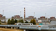 Jaderná elektrárna v Záporoží (14. října 2022)