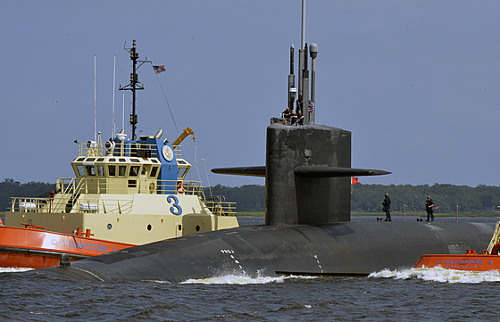 Ponorka tídy Ohio USS West Virginia (SSBN 736) vyzbrojená balistickými...