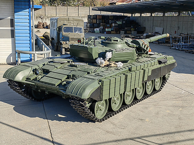 Čechy darovaný tank Tomáš je zmodernizovaná T-72 na míru ukrajinské armádě