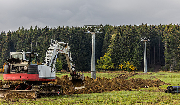 V Orlickém Záhoří staví i přes nejistotu obří skiareál za 120 milionů korun