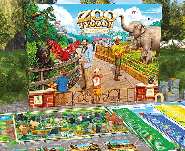 Chystá se desková hra podle strategie Zoo Tycoon