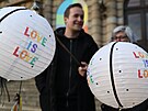 Pochod LGBT komunity Prahou na protest proti vrad dvou mu v Bratislav (21....