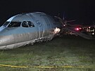 Nehoda dopravního letounu spolenosti Korean Air pi pistání na Filipínách....