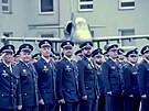 Slavnostn nstup pslunk 21. zkladny taktickho letectva v slavi (26....