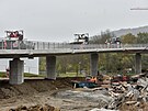 Nový most ve Zlín na Píluku uleví doprav na vjezdu do msta (íjen 2022)