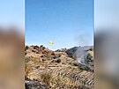 U Etny p�i ha�ení havaroval letoun Canadair