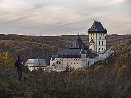 Podzimní poasí v okolí hradu Karltejn. (27. íjna 2022)