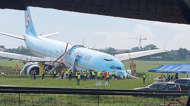 Nehoda dopravnho letounu spolenosti Korean Air pi pistn na Filipnch. (24. jna 2022)