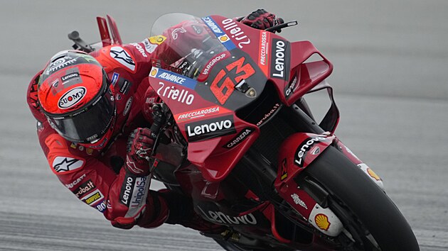 L'Italien Francesco Bagnaia est en tête du Grand Prix de Malaisie.