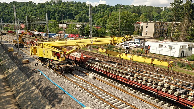 Modernizace koridoru mezi Brand�sem a �st� nad Orlic�.