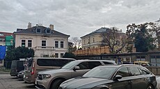 Vila v ulici Jana Masaryka, která byla následujícího dne zbourána. (26. íjna...