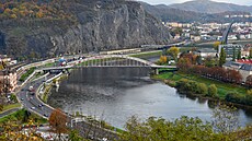 Benešův most v Ústí nad Labem.