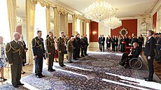 Milo� Zeman jmenuje nové generály. (28. �íjen 2022)