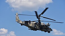 Ruská bojová helikoptéra Ka-52 (6. ervence 2022)
