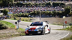 Sébastien Ogier jede Katalánskou rallye.