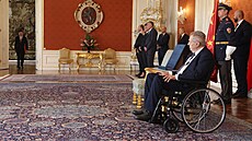 Prezident Milo Zeman se u píleitosti státního svátku 28. íjna setkal s...