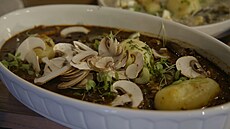 Houbov gul s peenm bramborem v paitce (Punoch)